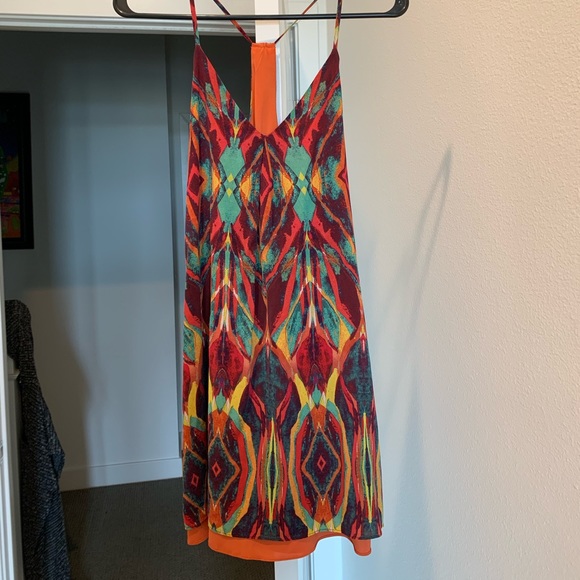 Alice and Olivia patterned silk minidress - Picture 2 of 4